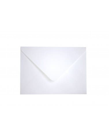 Koperta C5 (229x162mm) z papieru ozdobnego Via Felt Biały