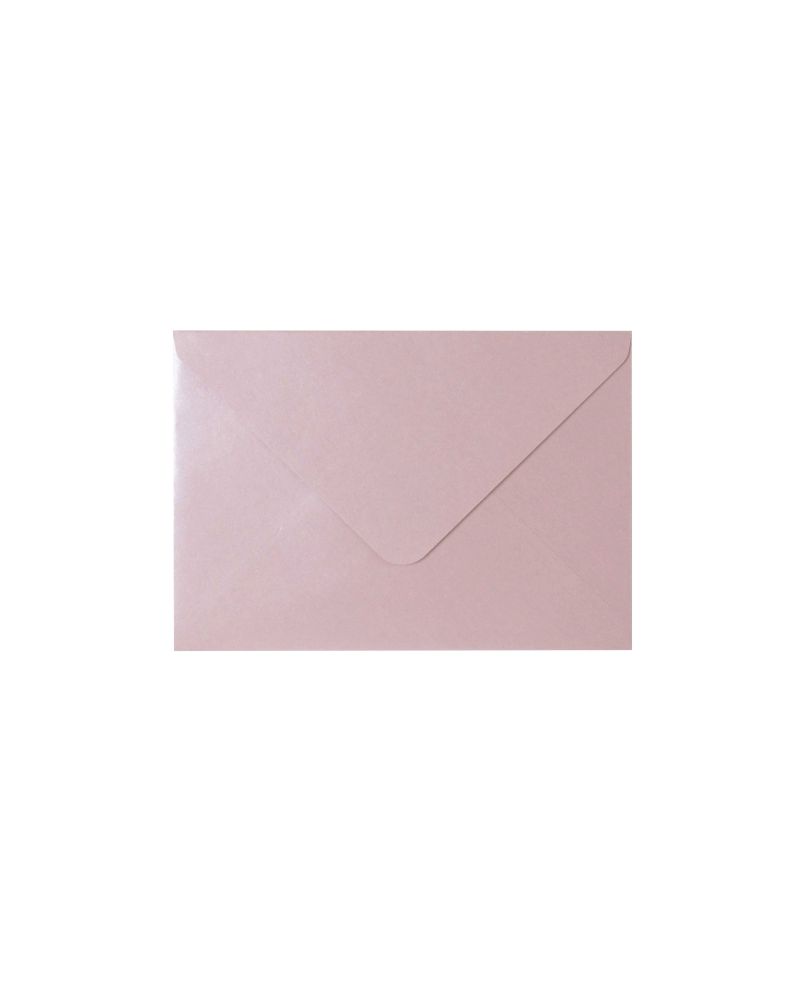 Koperta C6 (114x162mm) z papieru Sirio Misty Rose